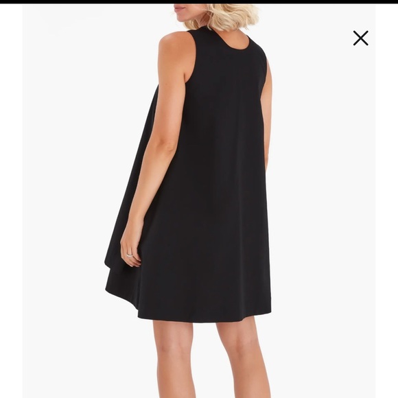 Accouchee Sleeveless Cotton Maternity/Nursing Swing Dress - Picture 3 of 6